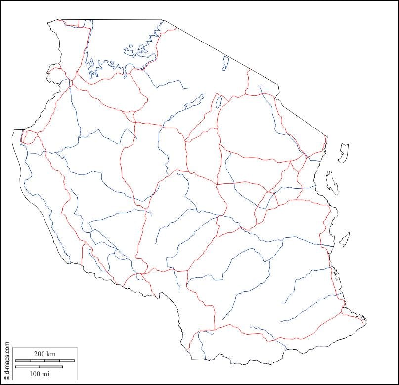 tupu ramani ya tanzania