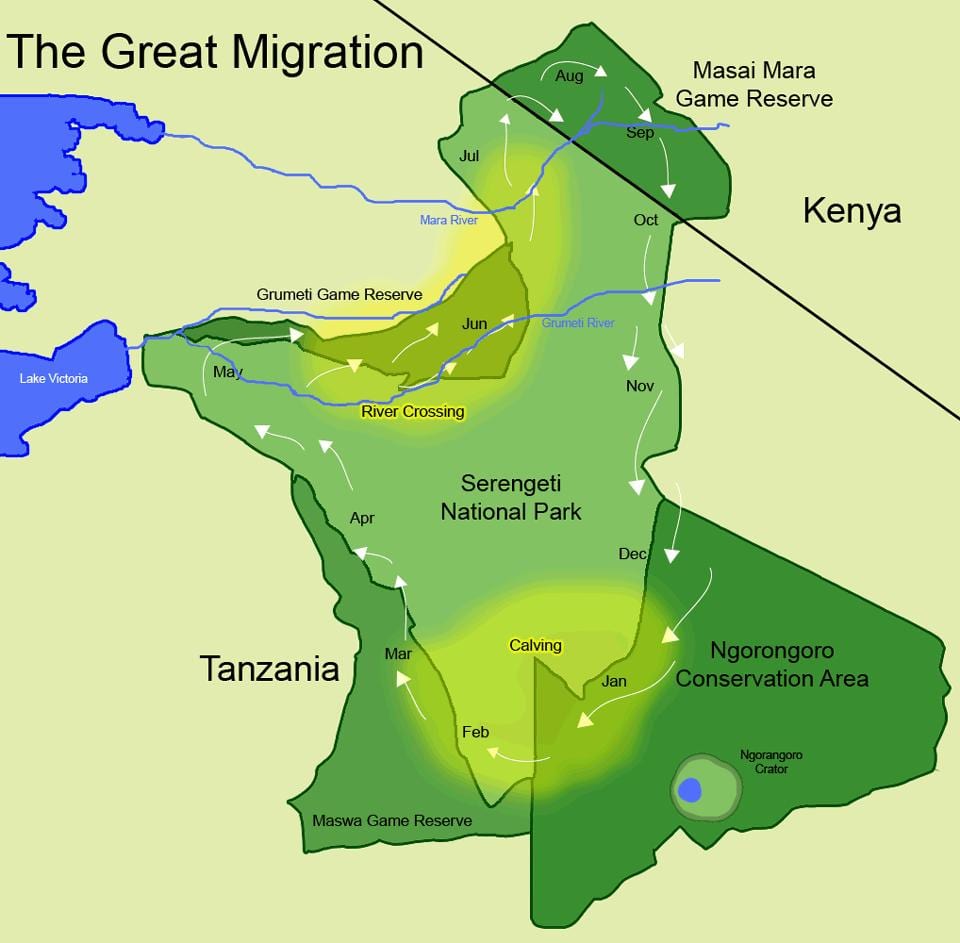 Ramani ya tanzania uhamiaji