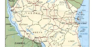 Ramani ya maeneo ya kihistoria katika tanzania