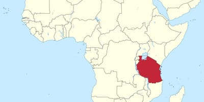 Tanzania kwenye ramani ya afrika