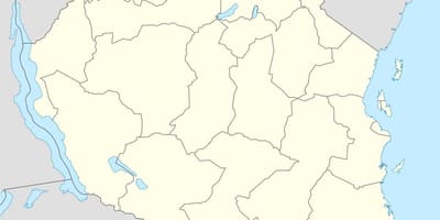 Ramani ya tanzania vector